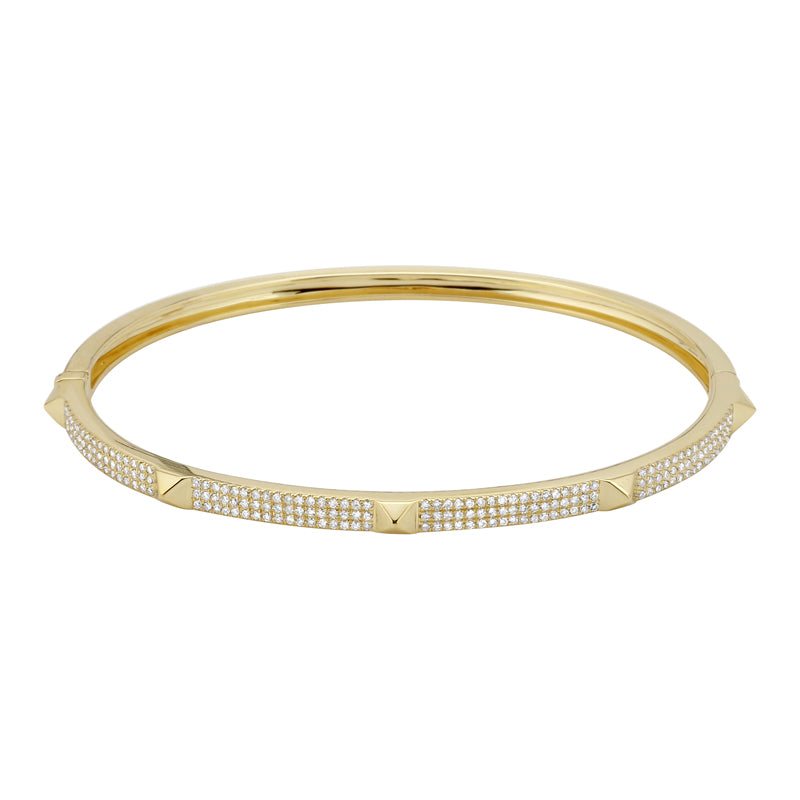 Pave Diamond Hinge bracelet