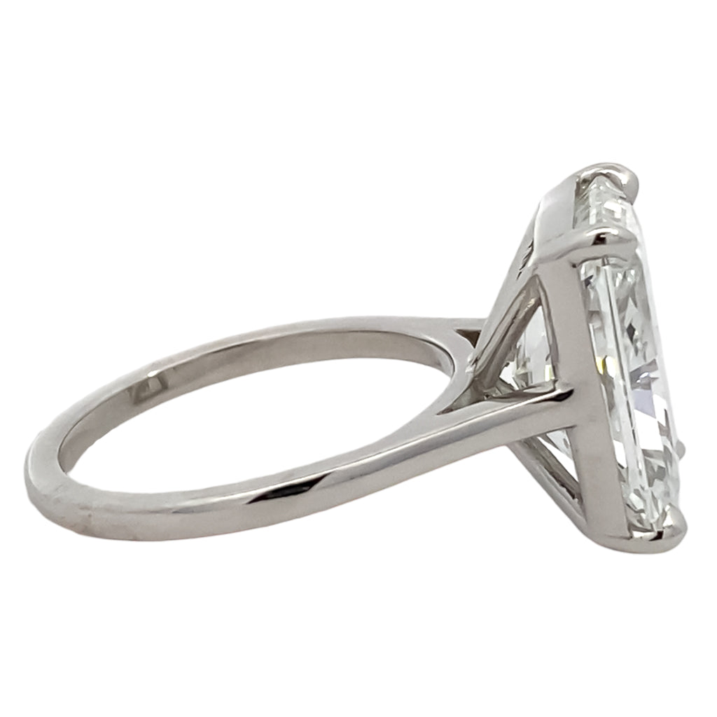 Radiant Cut Lab Grown Diamond Engagement Ring