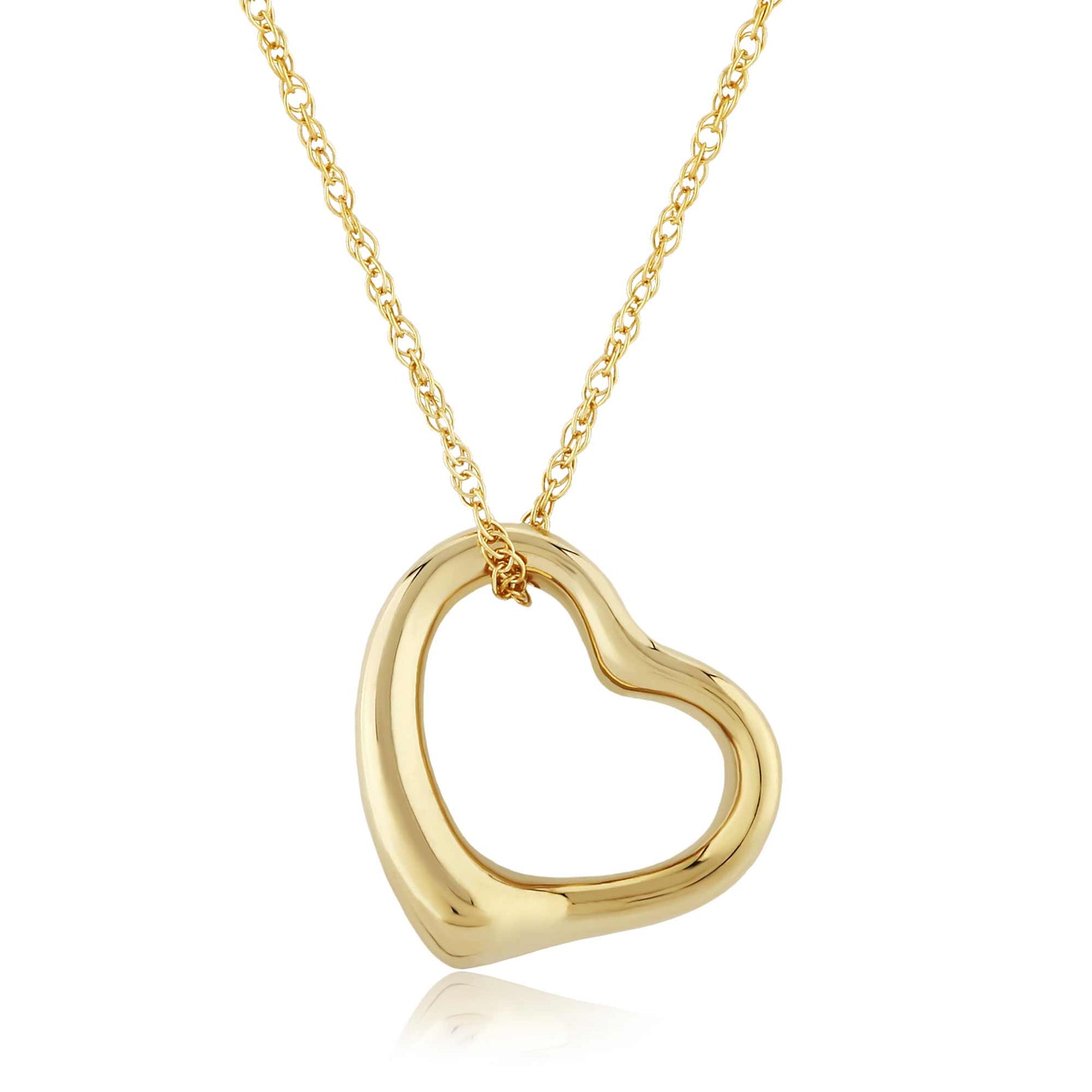Vermeil Open Heart Necklace