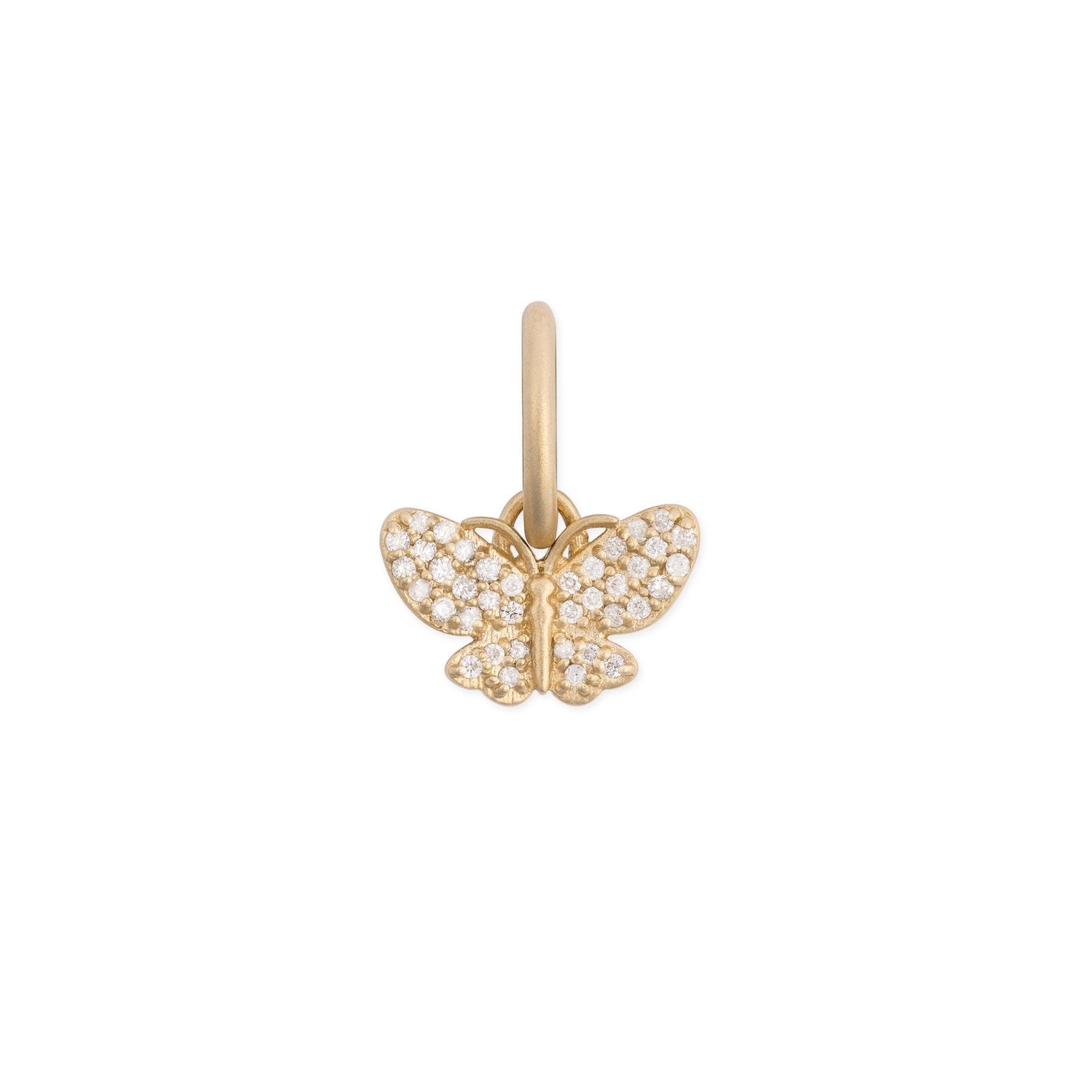 'Serenity' Pave Diamond Butterfly Charm