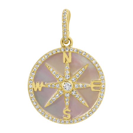 Shell Compass Charm