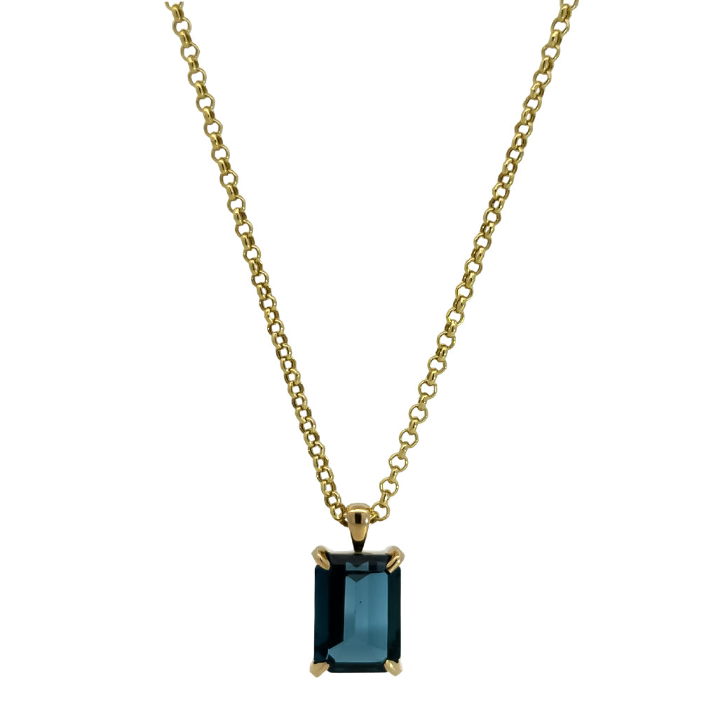 London Blue Topaz Necklace