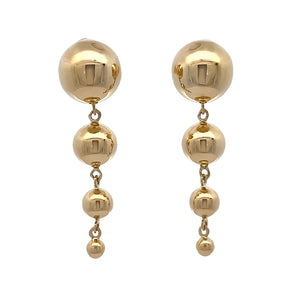 Gold Ball Drop Earrings Pageo Fine Jewelers