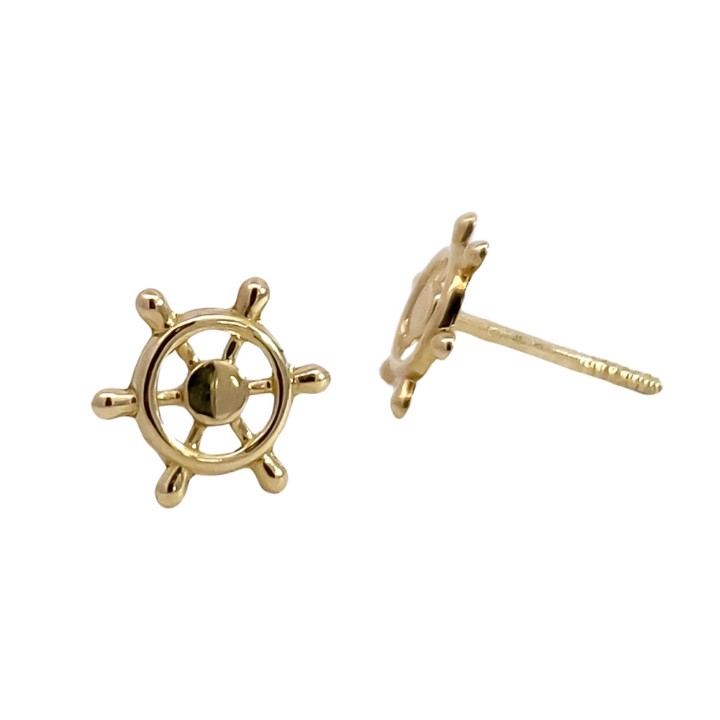 Ship's Wheel Earrings