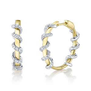Wrapped Hoop Earrings