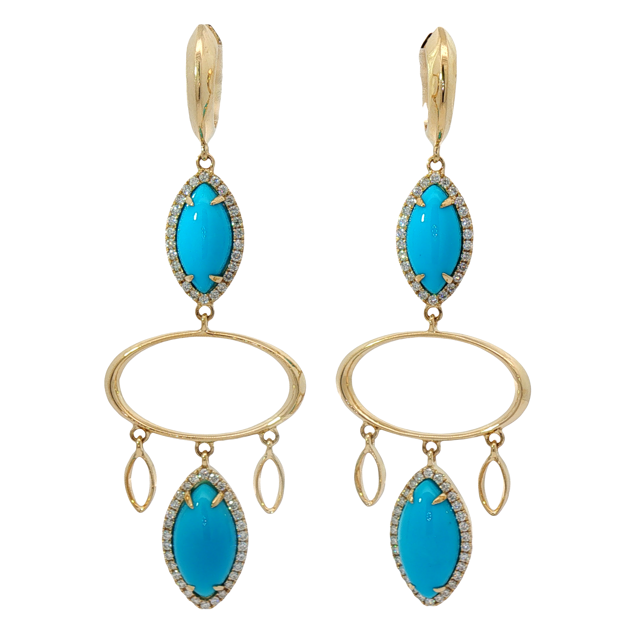 Marquise Chandelier Earrings