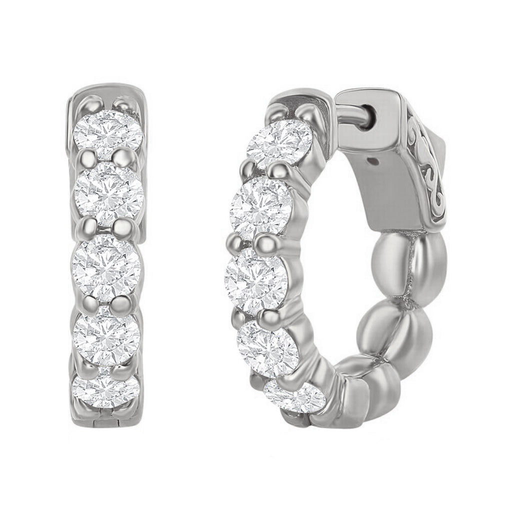 Diamond Hoop Earring