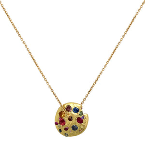 Spinning Disc Necklace