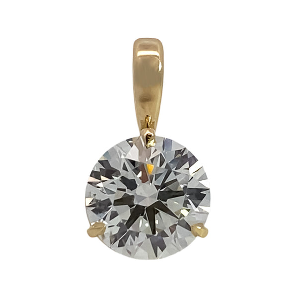Lab Grown Diamond Solitaire Pendant