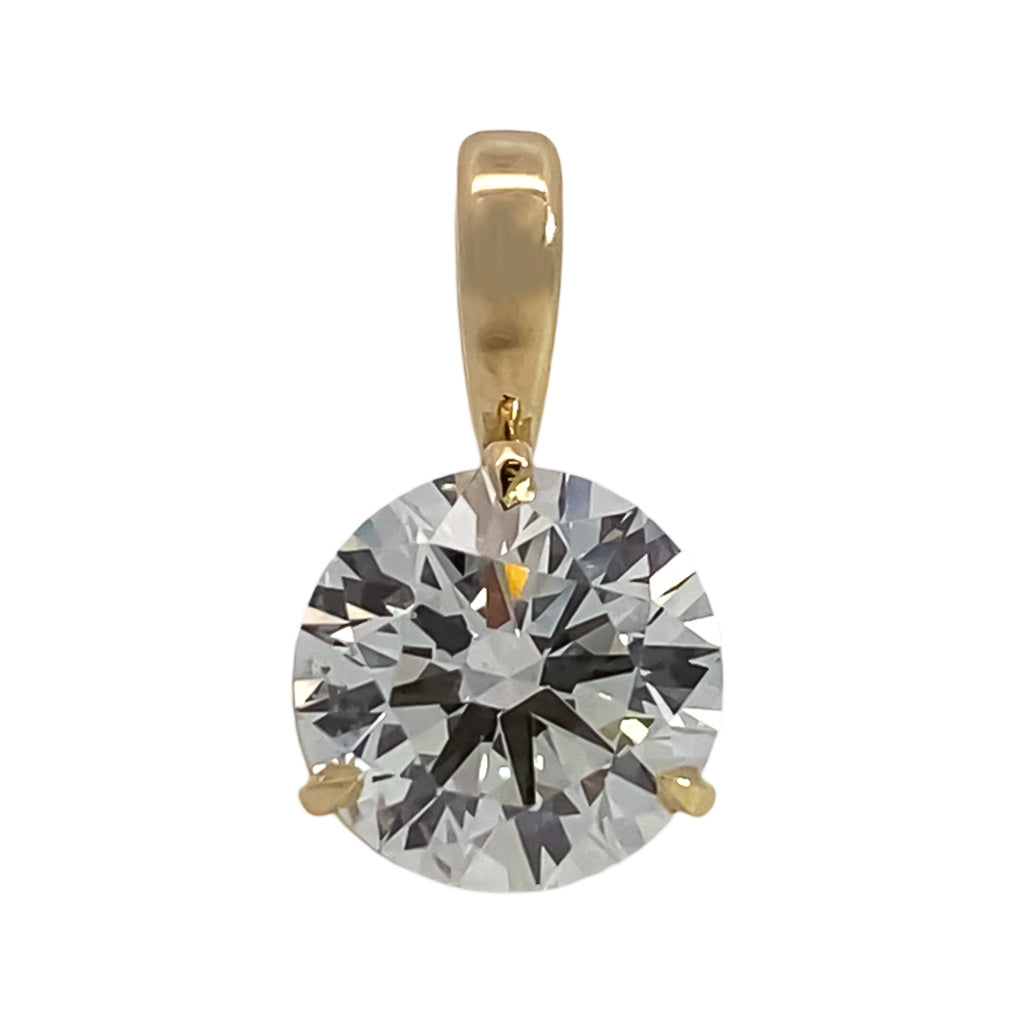 Lab Grown Diamond Solitaire Pendant