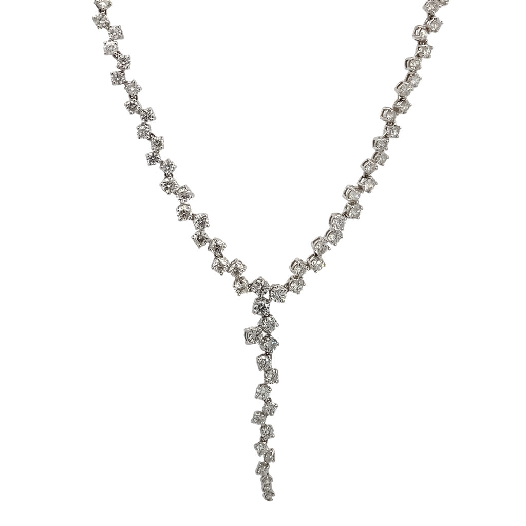 Diamond "Y" Necklace