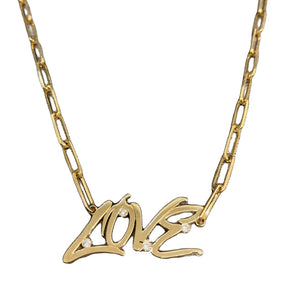 Love Graffiti Necklace