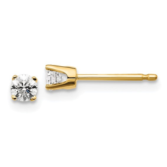 Solitaire Stud Earring