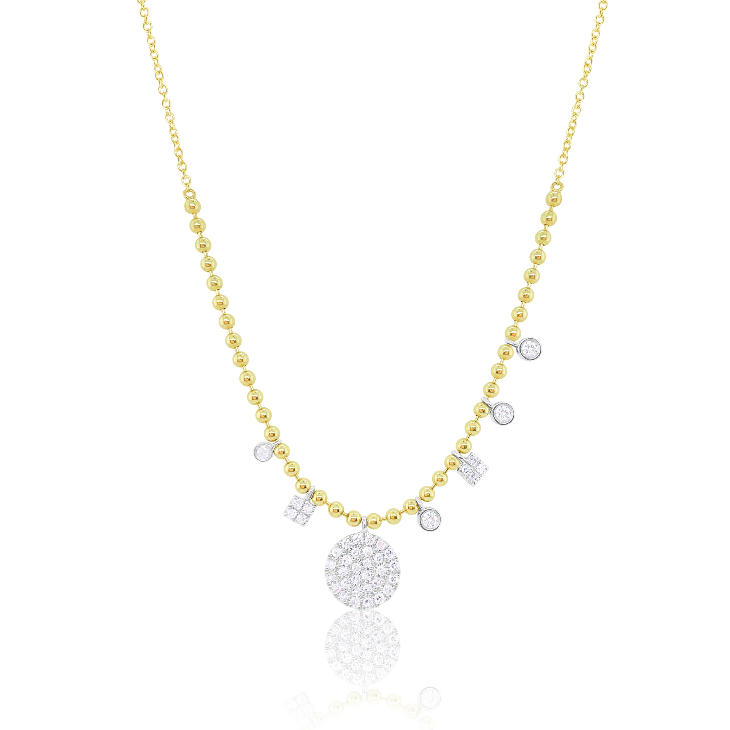 Mixed Shape Diamond Necklace