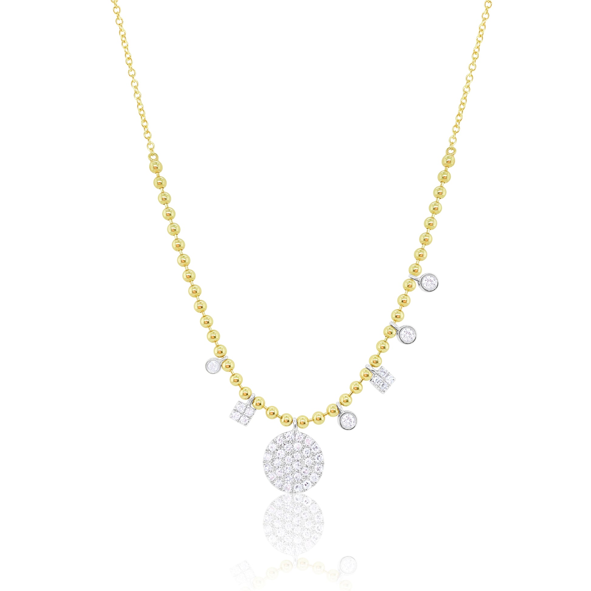 Mixed Shape Diamond Necklace