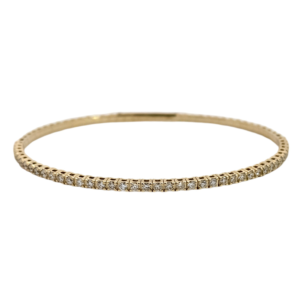 Flexible Diamond Tennis Bangle