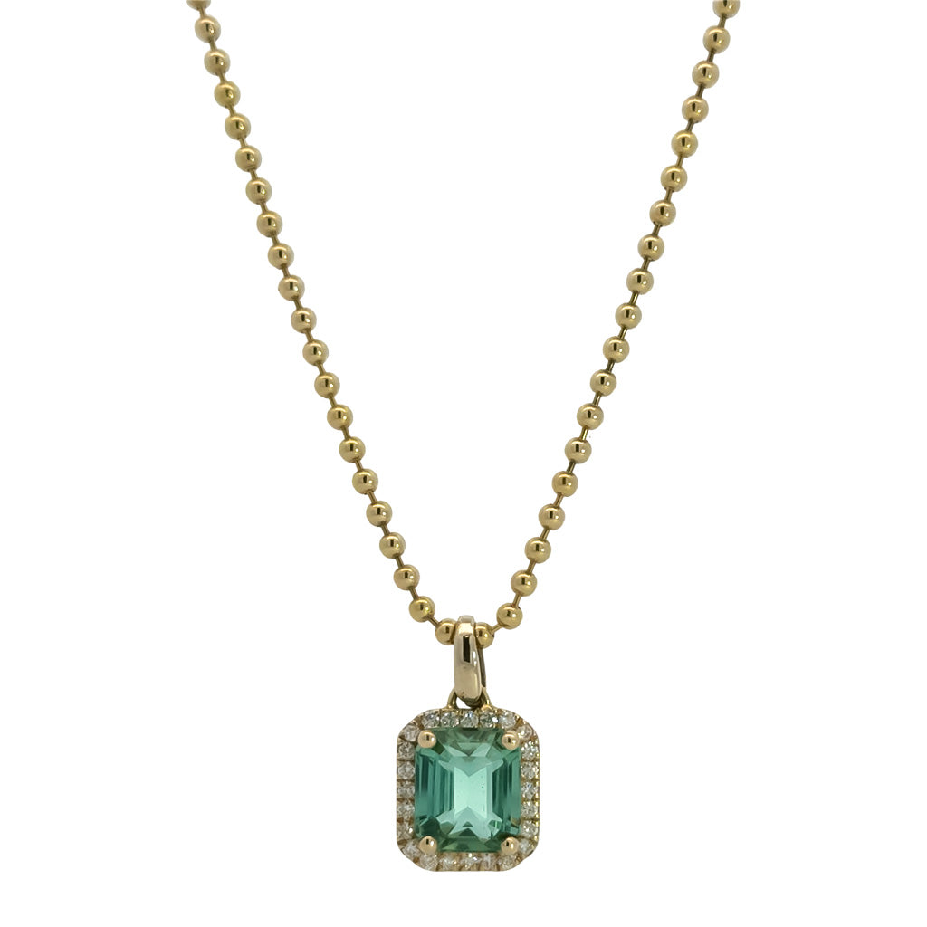 Green Tourmaline Necklace