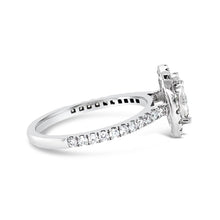 Double Halo Round Diamond Ring