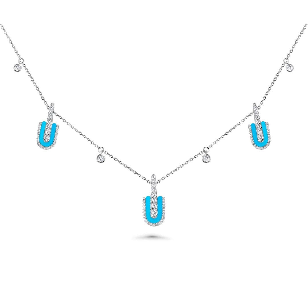 Colored Stone Necklace