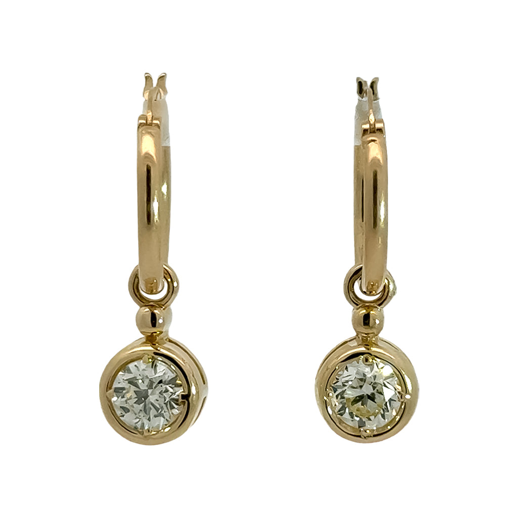 Diamond Drop Earring