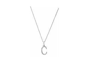 Diamond Initial Necklace