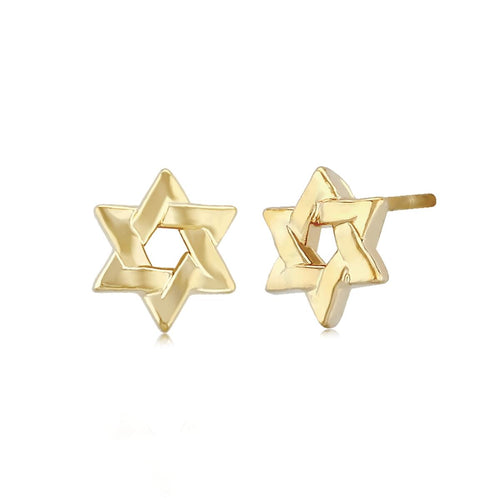 Small Star of David Earrings