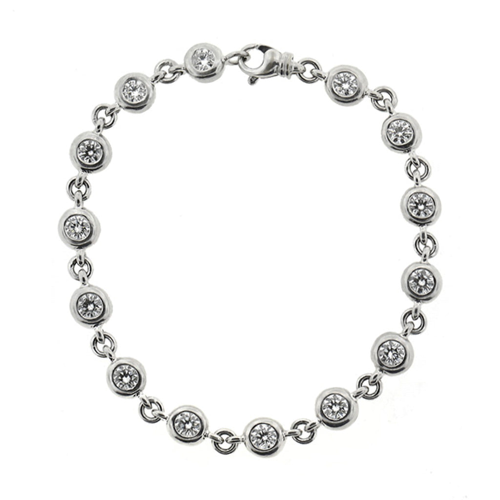 Diamond Line Bezel Bracelet