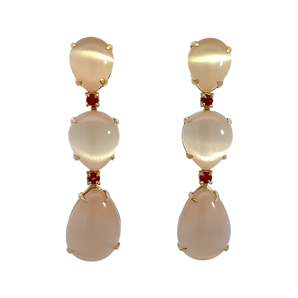 Colored Stone Earring