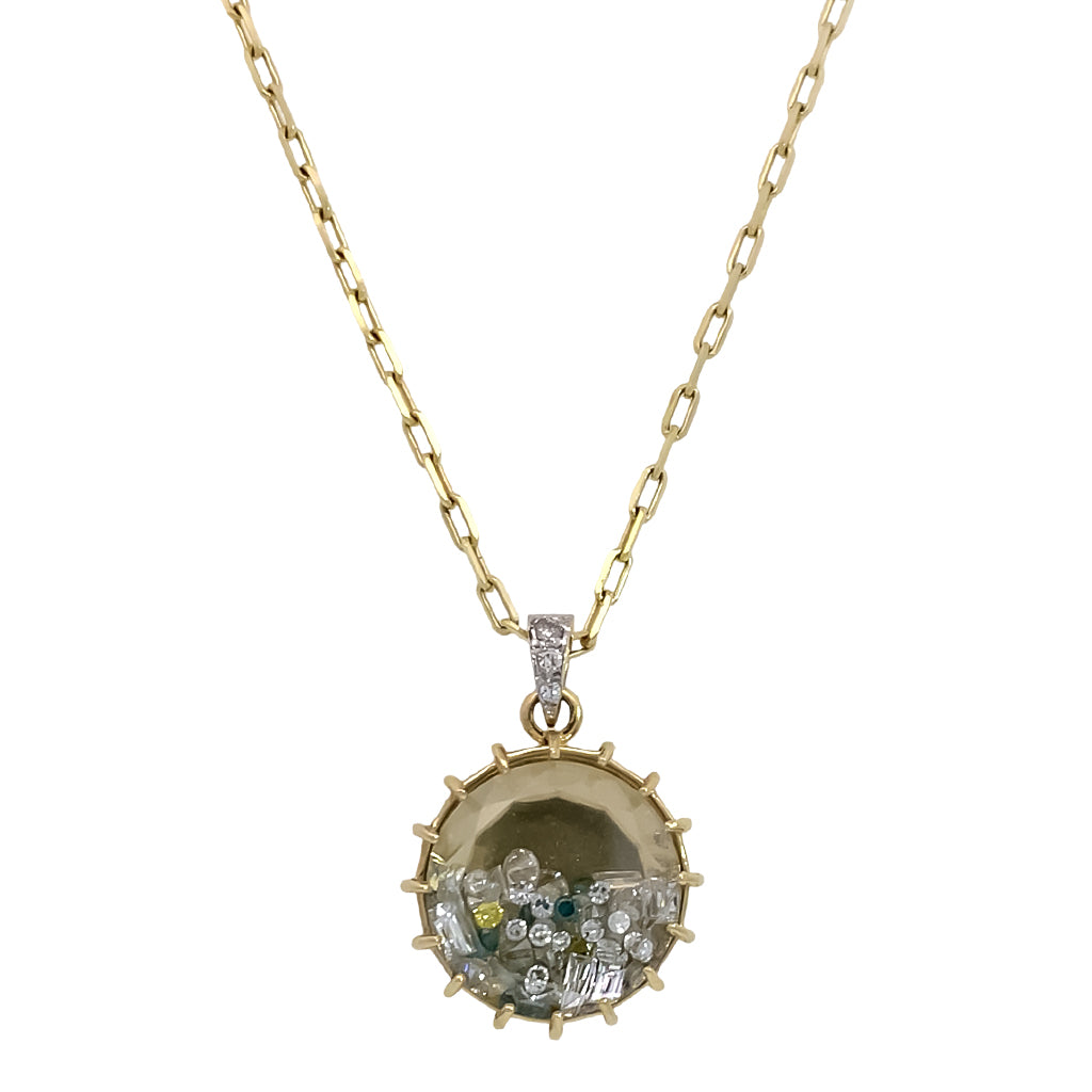Diamond Shaker Necklace