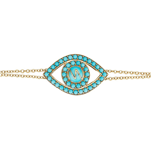 Turquoise Evil Eye Bracelet