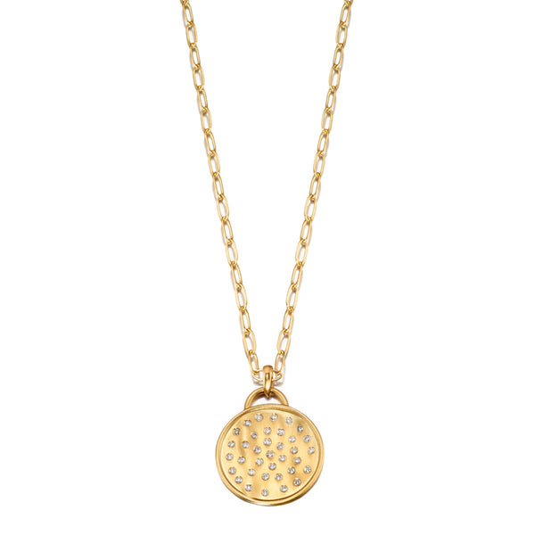 'Fiary Dust' Scattered Diamond Necklace