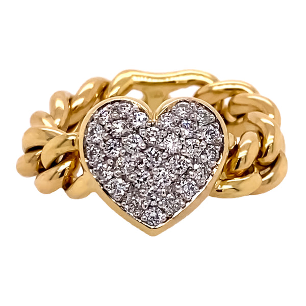 Diamond Heart Ring