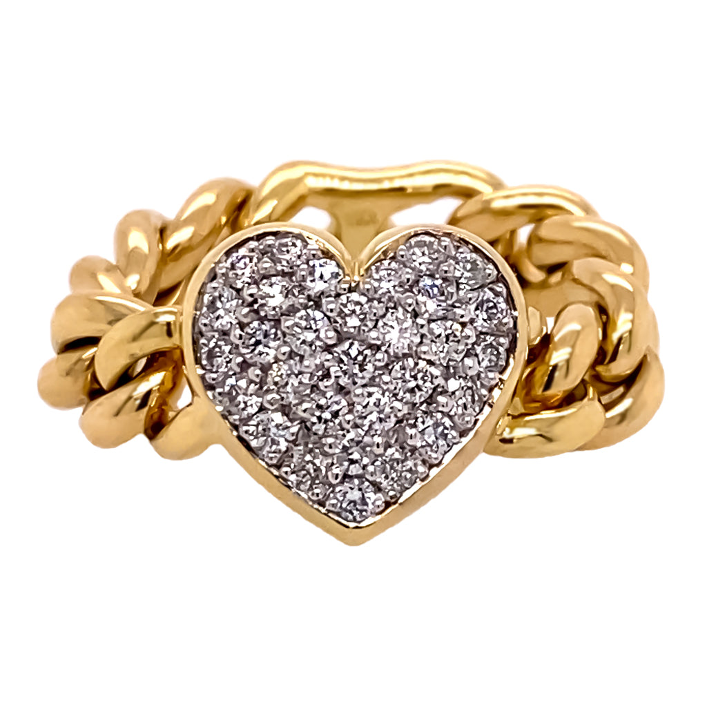Diamond Heart Ring