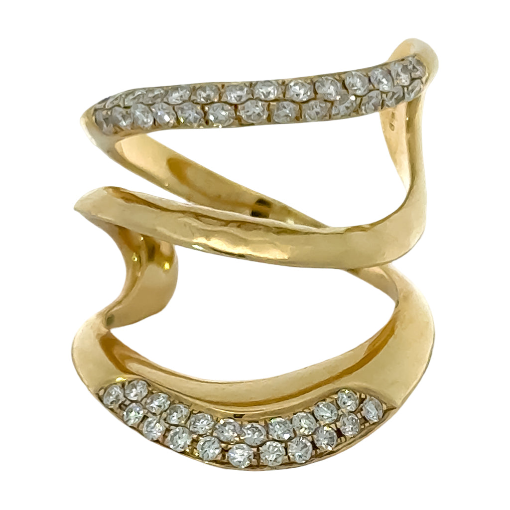 Diamond Swirl Ring