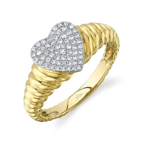 Diamond Heart Ring