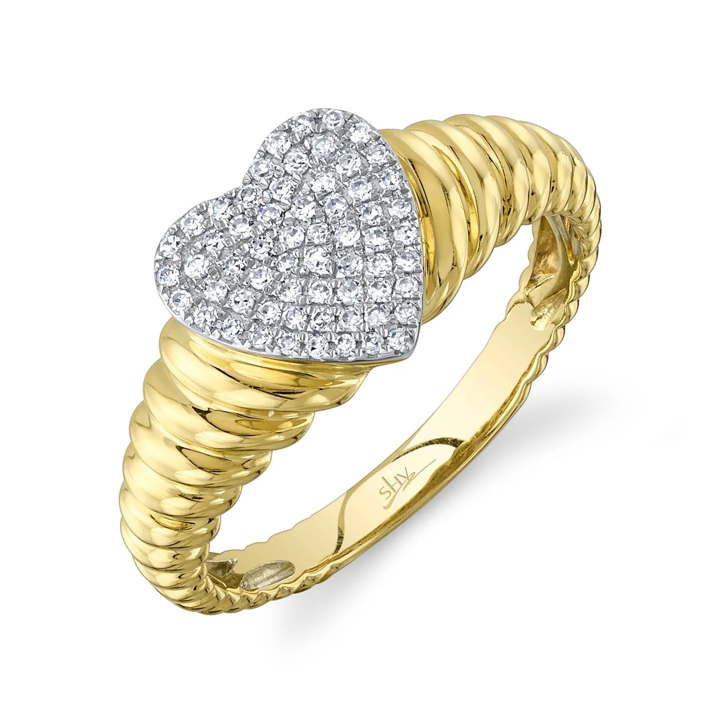 Diamond Heart Ring
