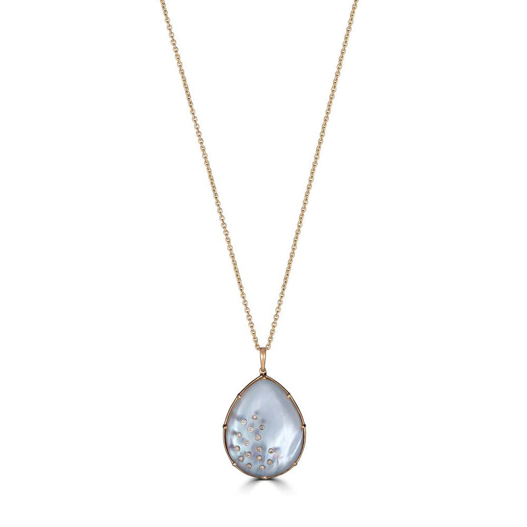 Diamond, mother of pearl, and