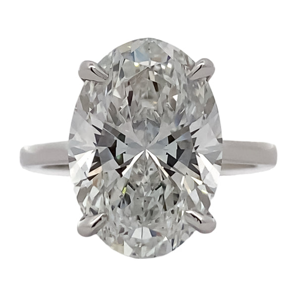 Oval Lab Grown Diamond Engagement Ring