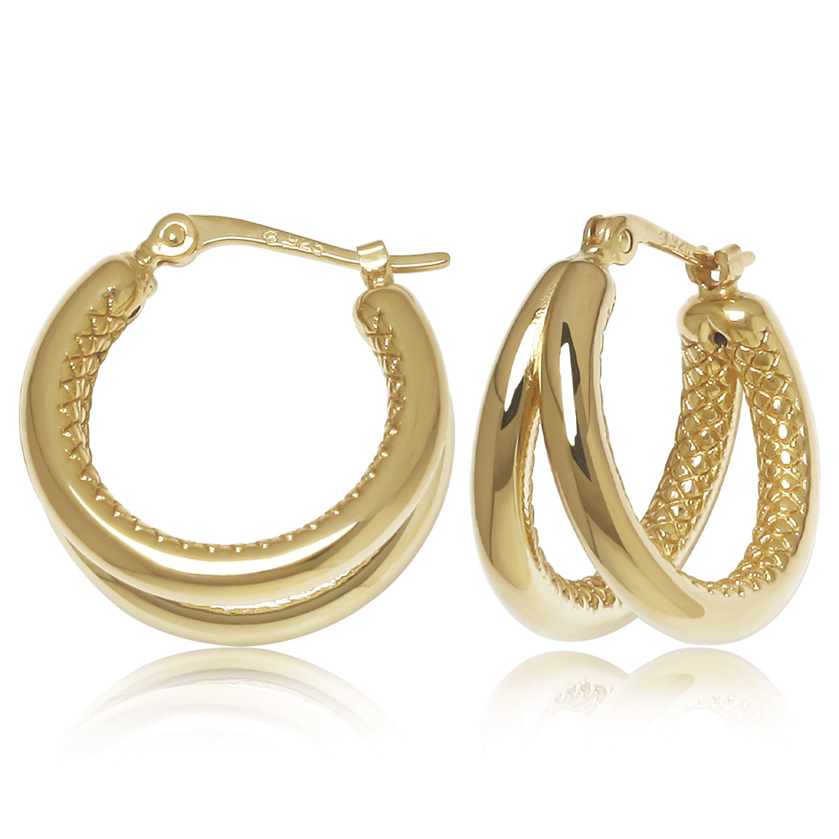 Double Tube Earrings