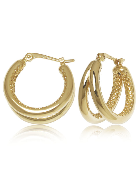 Double Tube Earrings