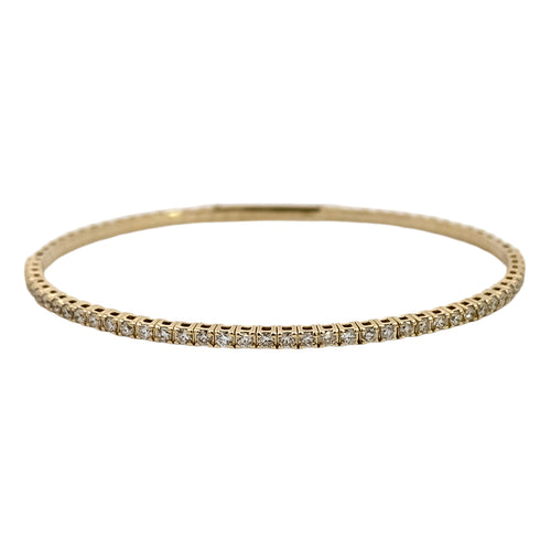 Flexible Diamond Tennis Bangle