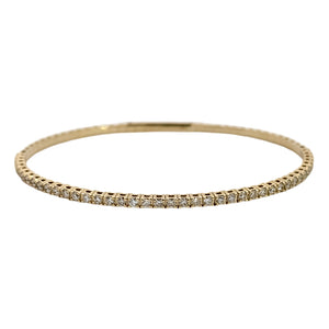 Flexible Diamond Tennis Bangle