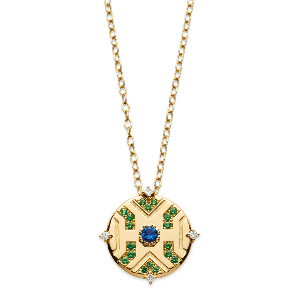 'Versailles' Medallion Necklace