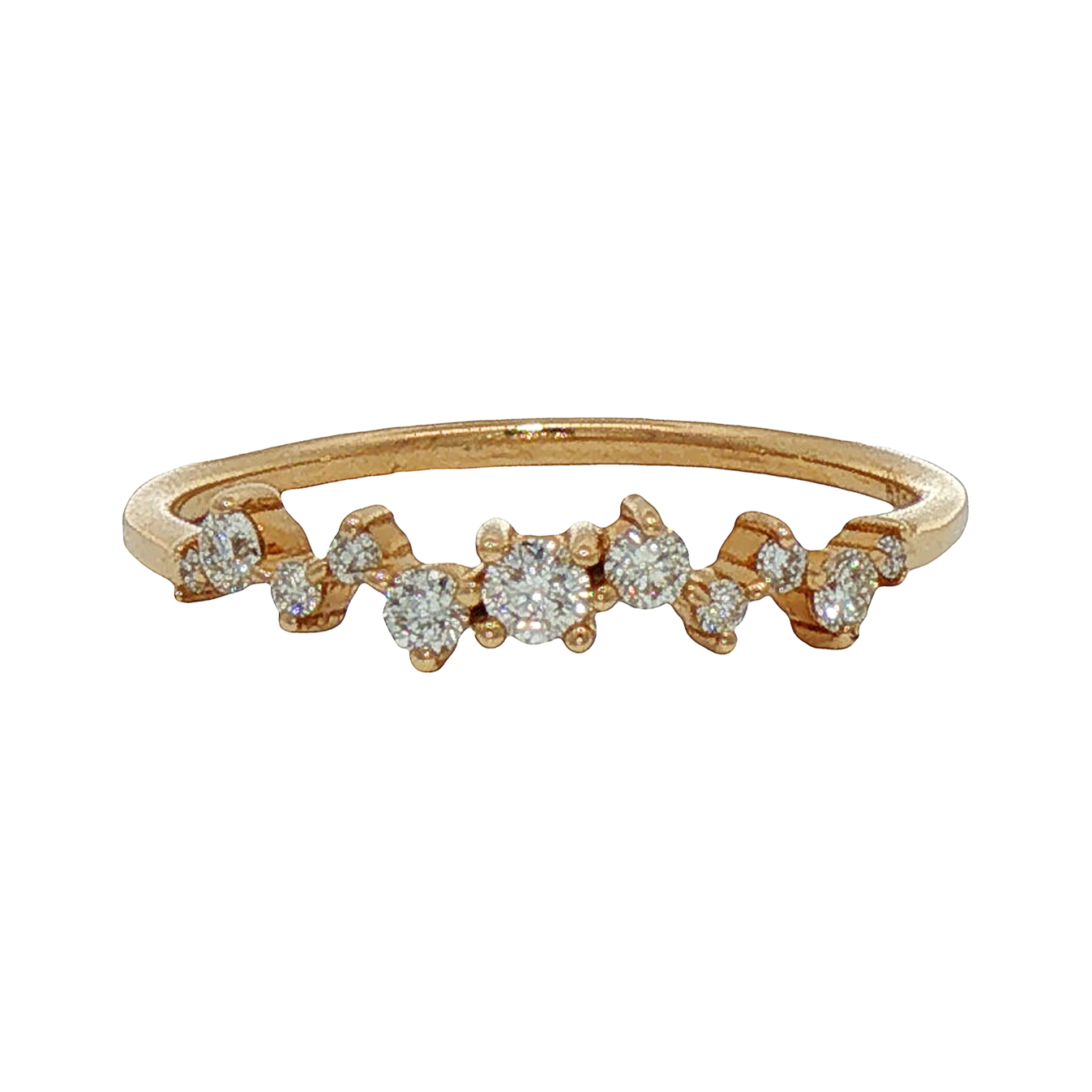 Diamond Wedding Bands  -  Women'
