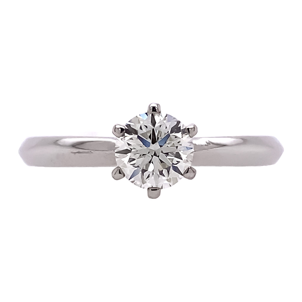 Knife Edge Diamond Solitaire