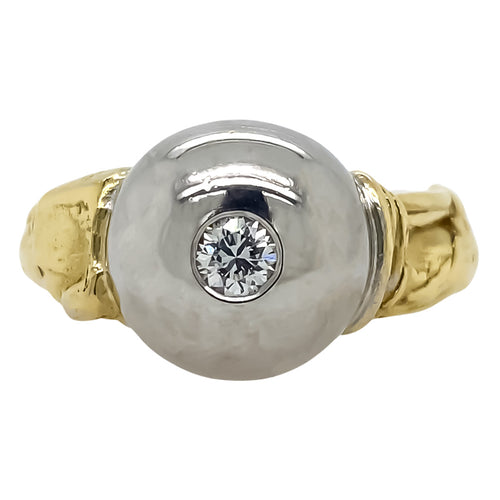 Organic Diamond Ring