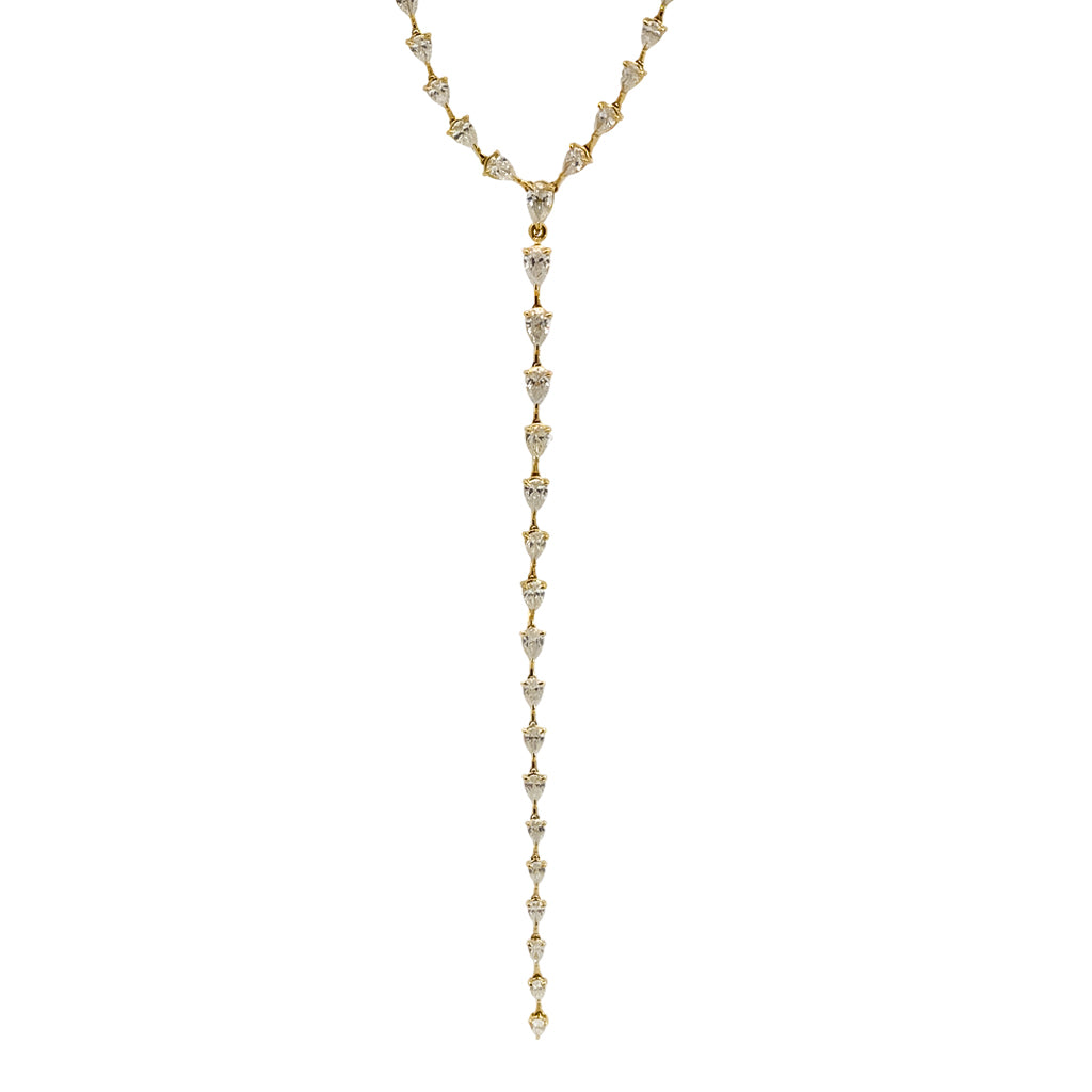Diamond Lariat Necklace
