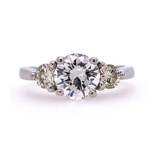 Three Stone Round Brilliant Diamond Ring