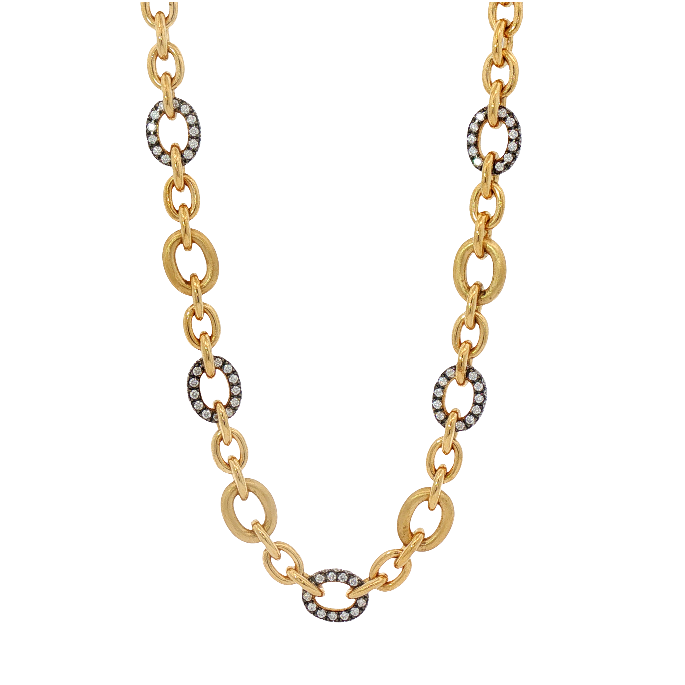 Mixed Size Rolo Necklace