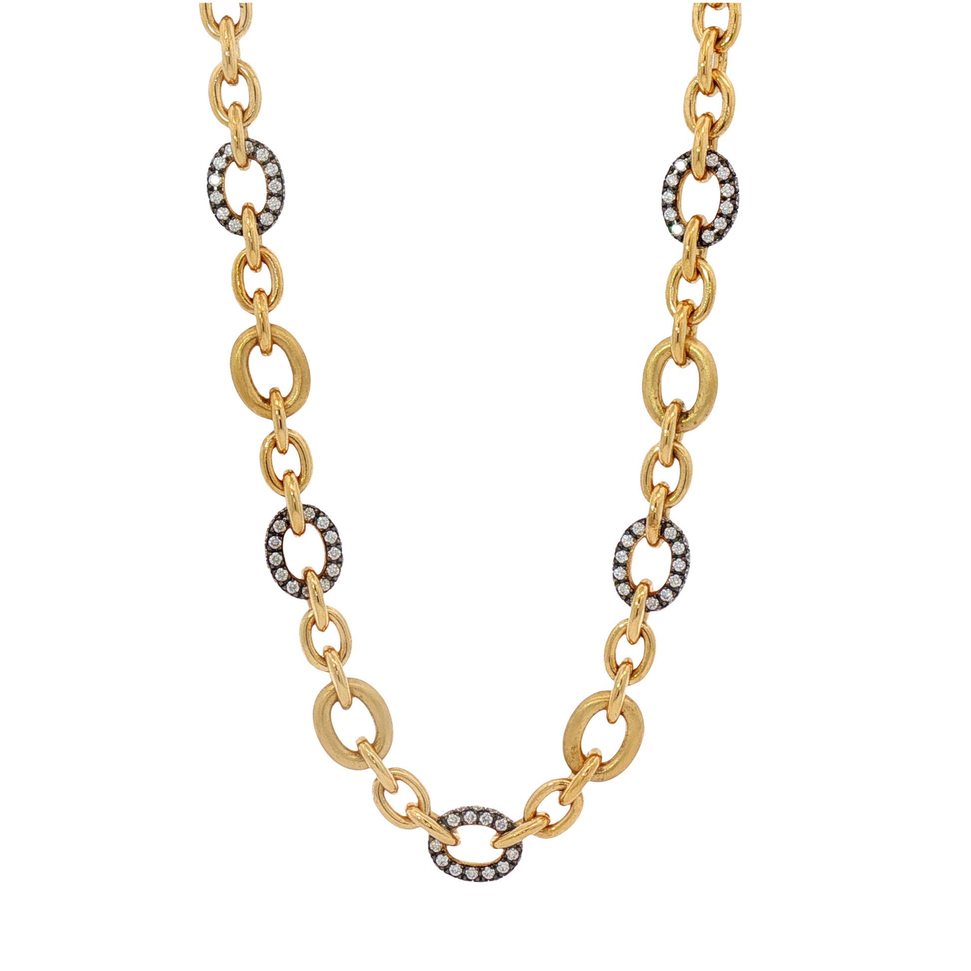 Mixed Size Rolo Necklace